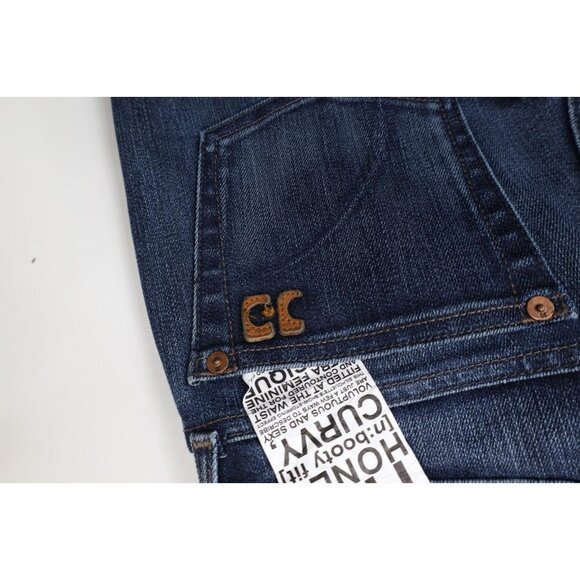 New Joe's Jeans Womens 26 The Honey Booty Fit Curvy Flared Wide Leg Denim Jeans - Picture 15 of 15